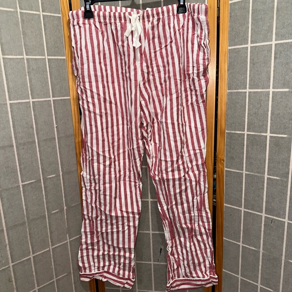Women’s Striped Red and White Pajama Set - Picture 6 of 8